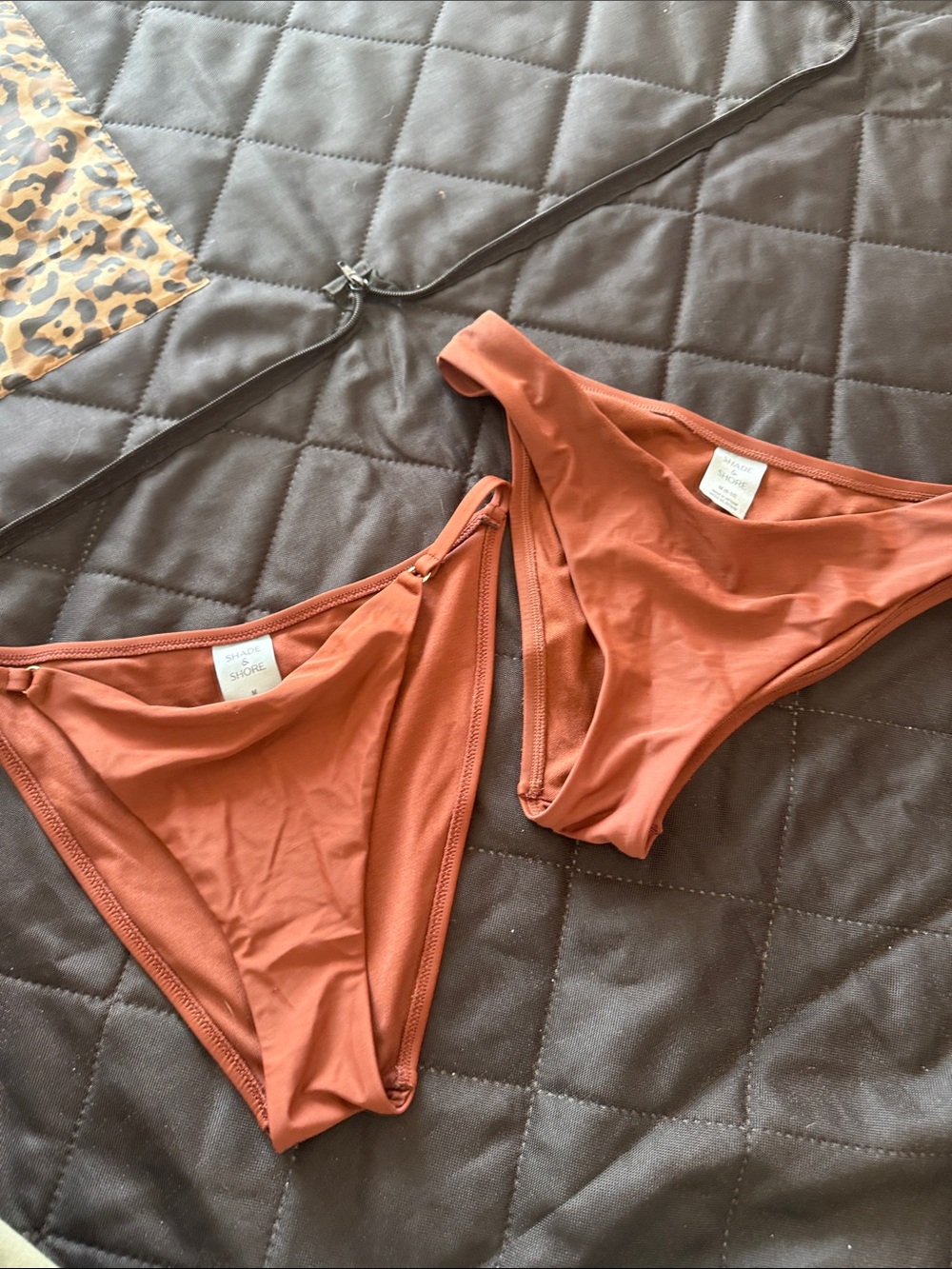 Shade & Shore Rust Terracotta Bikini Bottoms